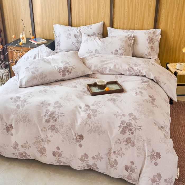 91家纺网 家纺一手货源 找家纺 （总）春皖家纺 2025新款原棉磨毛四件套-风格一