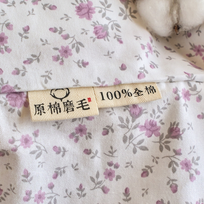 91家纺网 家纺一手货源 找家纺 春皖家纺 2025新款原棉磨毛四件套-风格一旺财