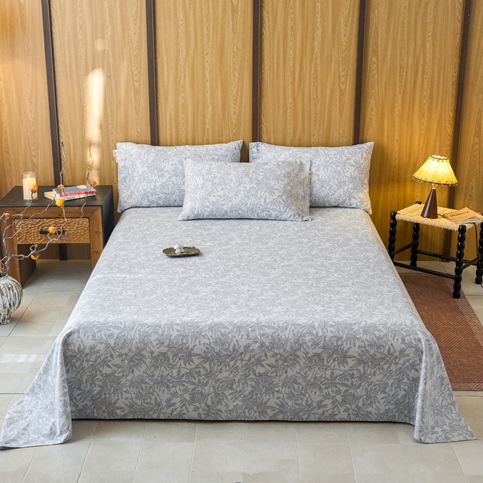 91家纺网 家纺一手货源 找家纺 （总）春皖家纺 2025新款原棉磨毛单床单 床单单件-风格一