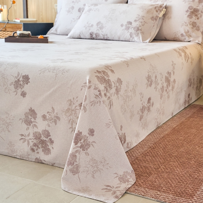 91家纺网 家纺一手货源 找家纺 （总）春皖家纺 2025新款原棉磨毛单床单 床单单件-风格一