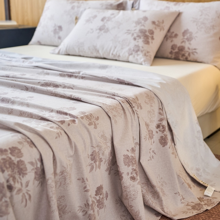 91家纺网 家纺一手货源 找家纺 （总）春皖家纺 2025新款原棉磨毛单床单 床单单件-风格一