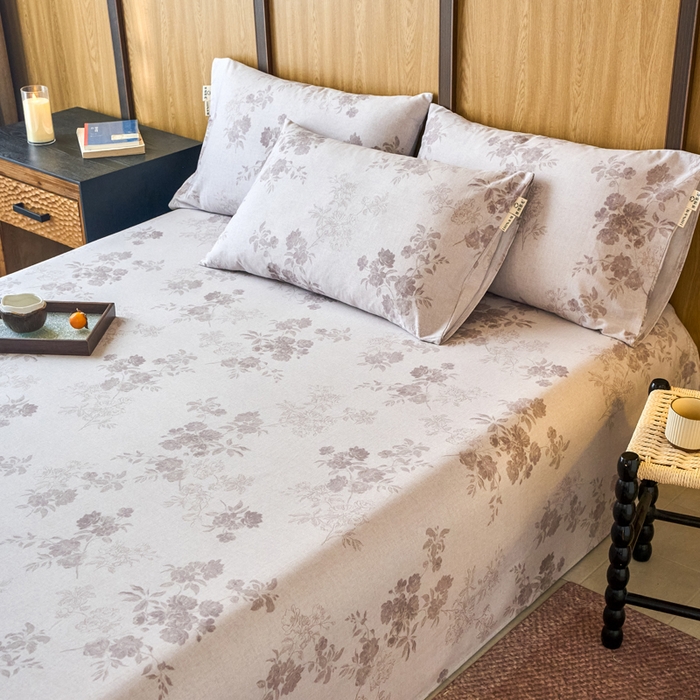 91家纺网 家纺一手货源 找家纺 （总）春皖家纺 2025新款原棉磨毛单床单 床单单件-风格一