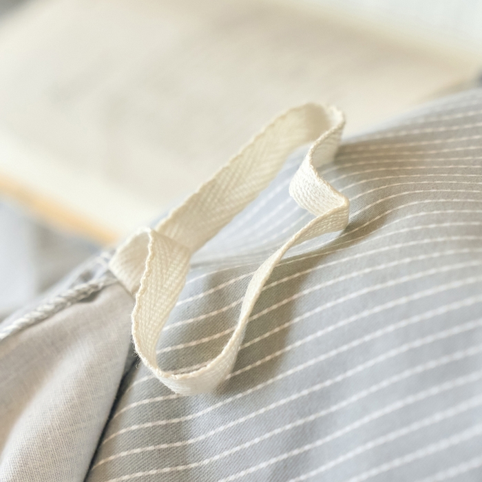 91家纺网 家纺一手货源 找家纺 春皖家纺 2025新款全棉原棉磨毛色织水洗单被套回暖系列-风格二 雾灰细语