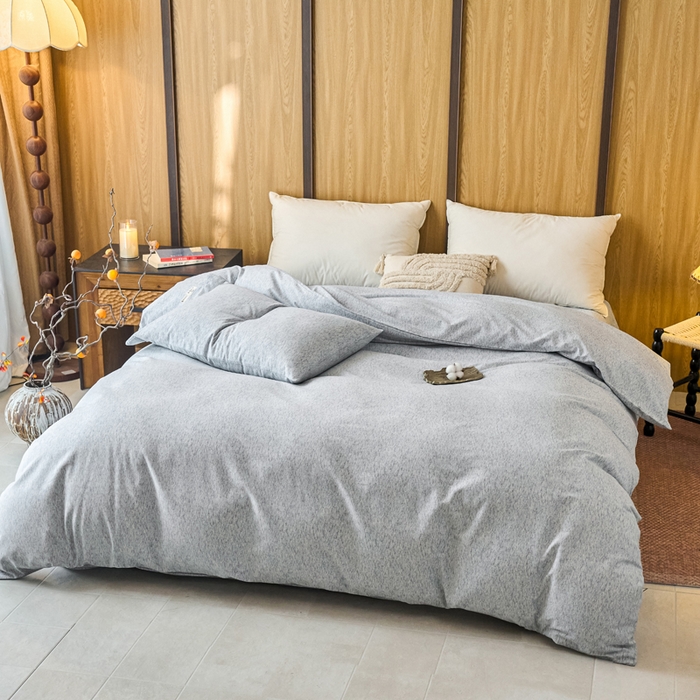 91家纺网 家纺一手货源 找家纺 春皖家纺 2025新款全棉原棉磨毛色织水洗单被套回暖系列-风格二 幸福里