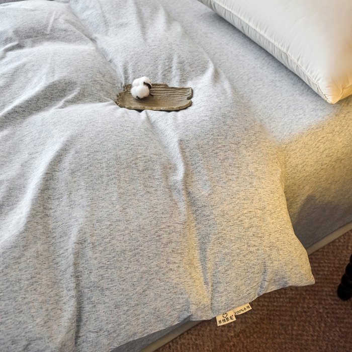 91家纺网 家纺一手货源 找家纺 春皖家纺 2025新款全棉原棉磨毛色织水洗单被套回暖系列-风格二 幸福里