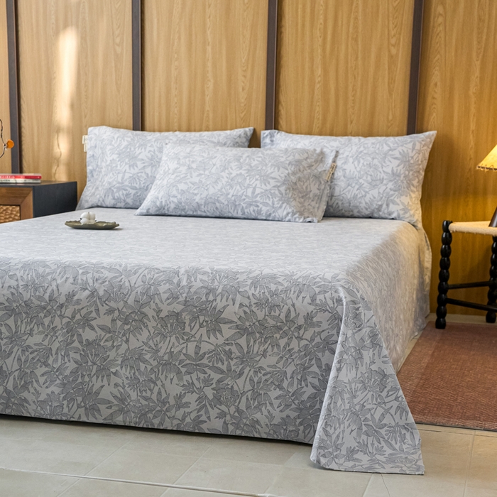 91家纺网 家纺一手货源 找家纺 春皖家纺 2025新款原棉磨毛单床单 床单单件-风格一恋影春天