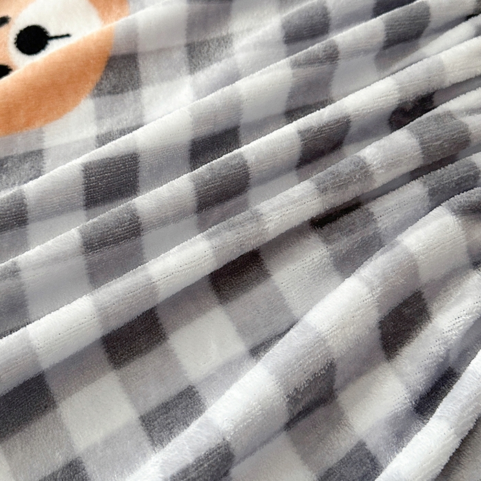 91家纺网 家纺一手货源 找家纺 铭成家纺 2025新款牛奶绒夹棉保暖床笠 布丁熊