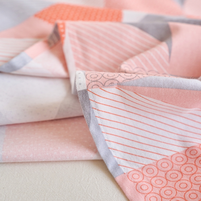 91家纺网 家纺一手货源 找家纺 春皖家纺 2025新款原棉磨毛单床单 床单单件-风格一几何梦