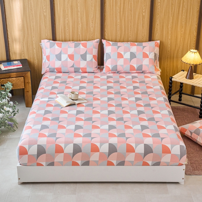 91家纺网 家纺一手货源 找家纺 （总）春皖家纺 2025新款原棉磨毛单床笠 床笠单件-风格一