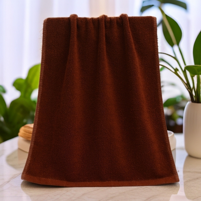 91家纺网 家纺一手货源 找家纺 （总）彩虹毛巾 2025新款无印风纯色21股纯棉毛巾浴巾套装加厚大毛巾大浴巾组合（规格： 毛巾:34*75CM 浴巾:70*140CM）