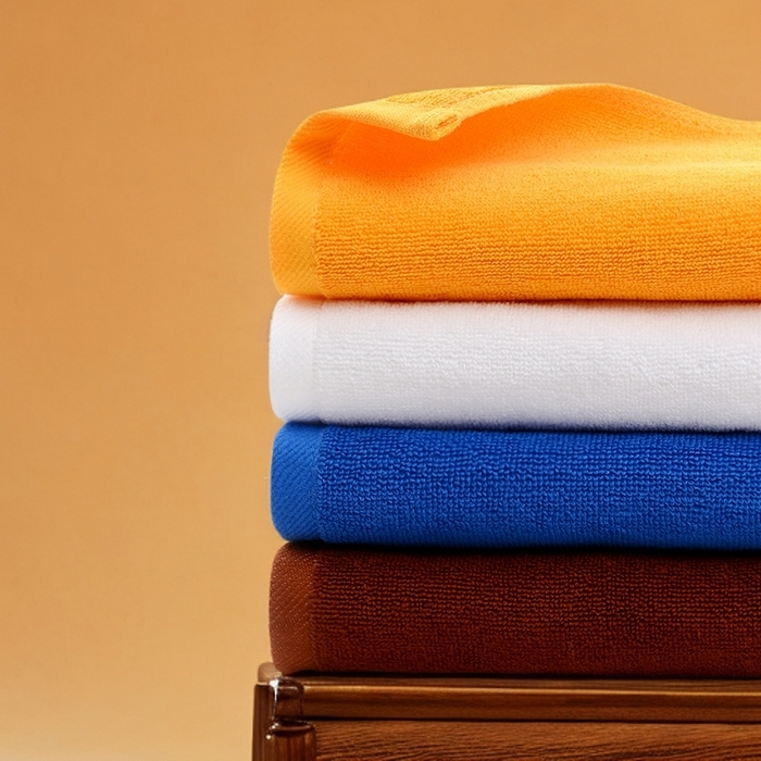 彩虹毛巾 2025新款无印风纯色21股纯棉毛巾浴巾套装加厚大毛巾大浴巾组合（规格： 毛巾:34*75CM 浴巾:70*140CM） 毛巾四色装 通用