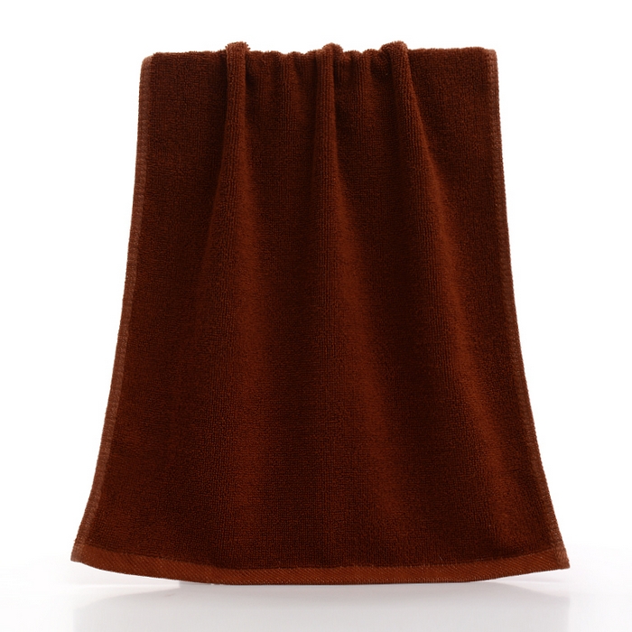 91家纺网 家纺一手货源 找家纺 彩虹毛巾 2025新款无印风纯色21股纯棉毛巾浴巾套装加厚大毛巾大浴巾组合（规格： 毛巾:34*75CM 浴巾:70*140CM） 纯色咖毛巾 通用