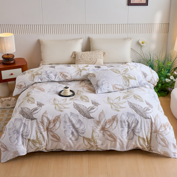 91家纺网 家纺一手货源 找家纺 春皖家纺 2025新款原棉磨毛单被套 被套单件-风格一留香