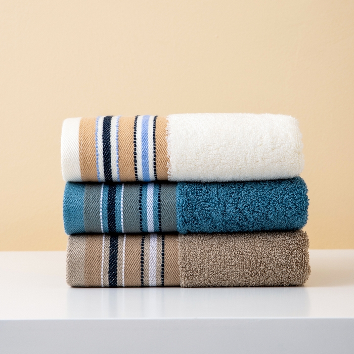 91家纺网 家纺一手货源 找家纺 彩虹毛巾 2025新款超柔亲肤毛浴巾竹纤维毛巾浴巾两件套吸水洗澡毛巾浴巾套装（规格： 毛巾:34*75CM 浴巾:70*140CM） 竹纤维宽段毛巾-三色装 通用