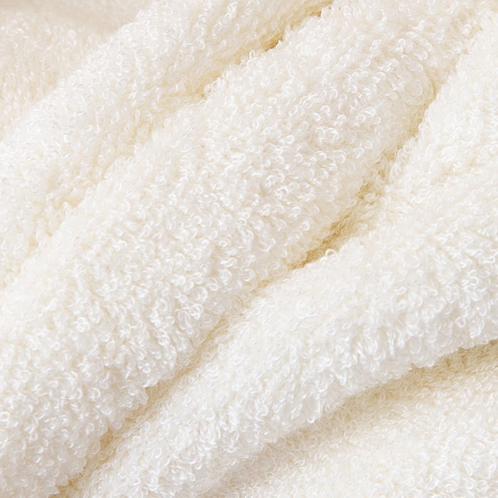 91家纺网 家纺一手货源 找家纺 彩虹毛巾 2025新款超柔亲肤毛浴巾竹纤维毛巾浴巾两件套吸水洗澡毛巾浴巾套装（规格： 毛巾:34*75CM 浴巾:70*140CM） 竹纤维宽段浴巾-乳黄 通用