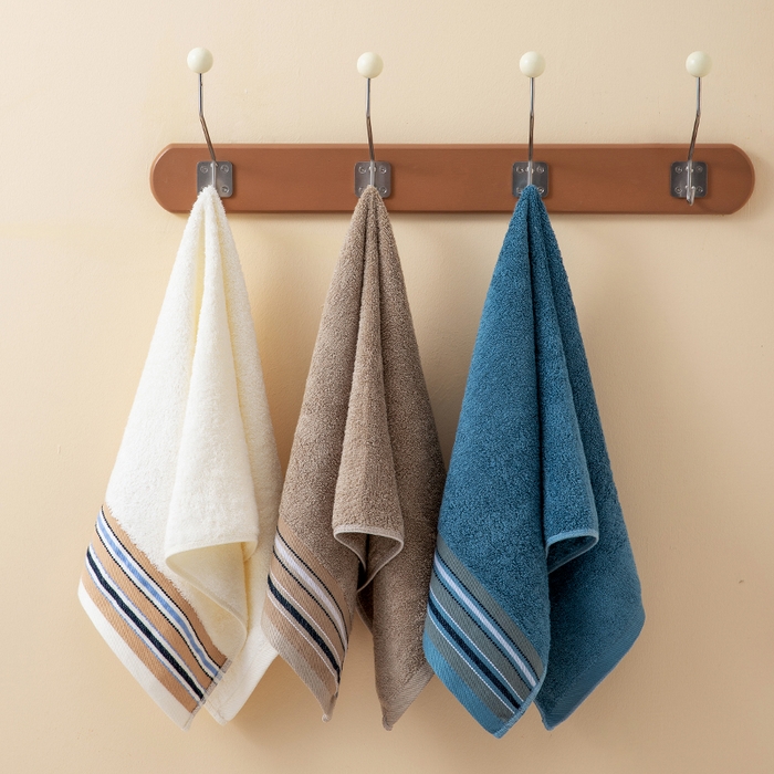 91家纺网 家纺一手货源 找家纺 彩虹毛巾 2025新款超柔亲肤毛浴巾竹纤维毛巾浴巾两件套吸水洗澡毛巾浴巾套装（规格： 毛巾:34*75CM 浴巾:70*140CM） 竹纤维宽段毛巾-三色装 通用