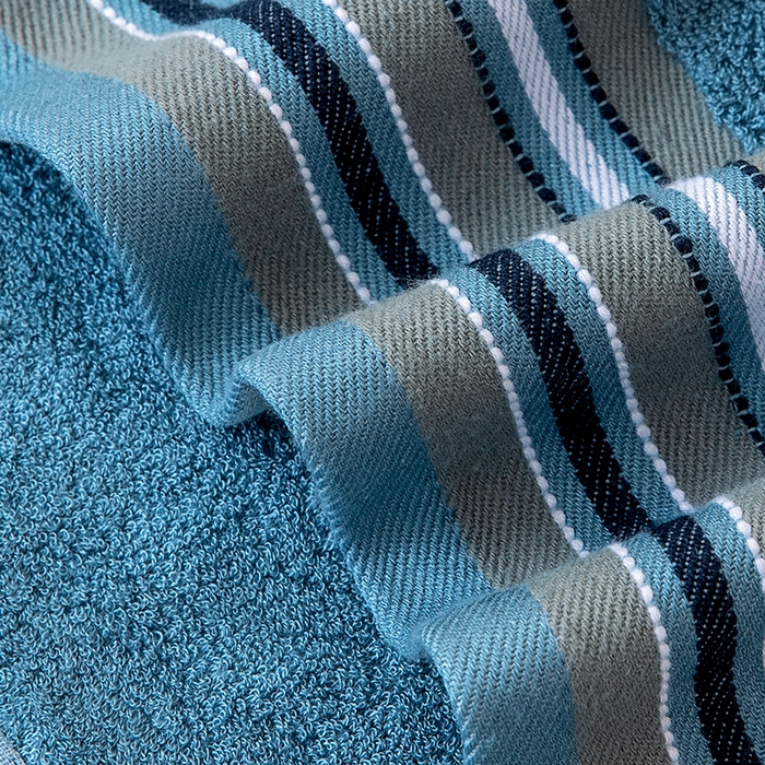 91家纺网 家纺一手货源 找家纺 彩虹毛巾 2025新款超柔亲肤毛浴巾竹纤维毛巾浴巾两件套吸水洗澡毛巾浴巾套装（规格： 毛巾:34*75CM 浴巾:70*140CM） 竹纤维宽段毛巾-宝石蓝 通用