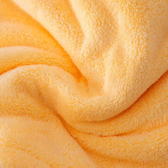 91家纺网 家纺一手货源 找家纺 彩虹毛巾 2025新款珊瑚绒浴帽公主风蝴蝶结干发帽洗头包头浴巾加厚干发巾 蓝拼黄浴帽加厚双层款 25x65CM/只