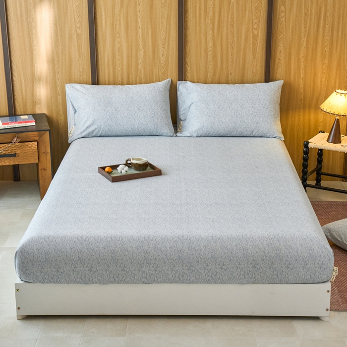 春皖家纺 2025新款全棉原棉磨毛色织水洗单床笠回暖系列-风格二 幸福里