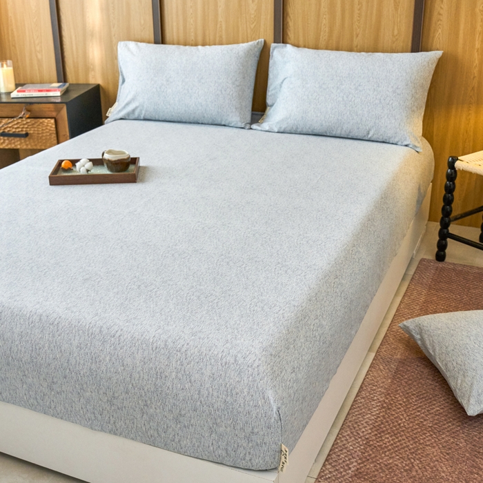 91家纺网 家纺一手货源 找家纺 春皖家纺 2025新款全棉原棉磨毛色织水洗单床笠回暖系列-风格二 幸福里