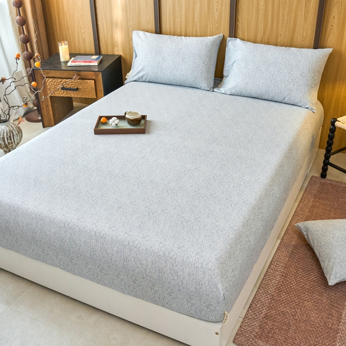 91家纺网 家纺一手货源 找家纺 春皖家纺 2025新款全棉原棉磨毛色织水洗单床笠回暖系列-风格二 幸福里