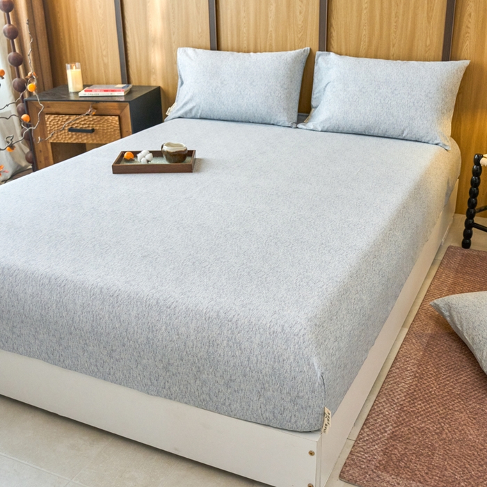 91家纺网 家纺一手货源 找家纺 春皖家纺 2025新款全棉原棉磨毛色织水洗单床笠回暖系列-风格二 幸福里