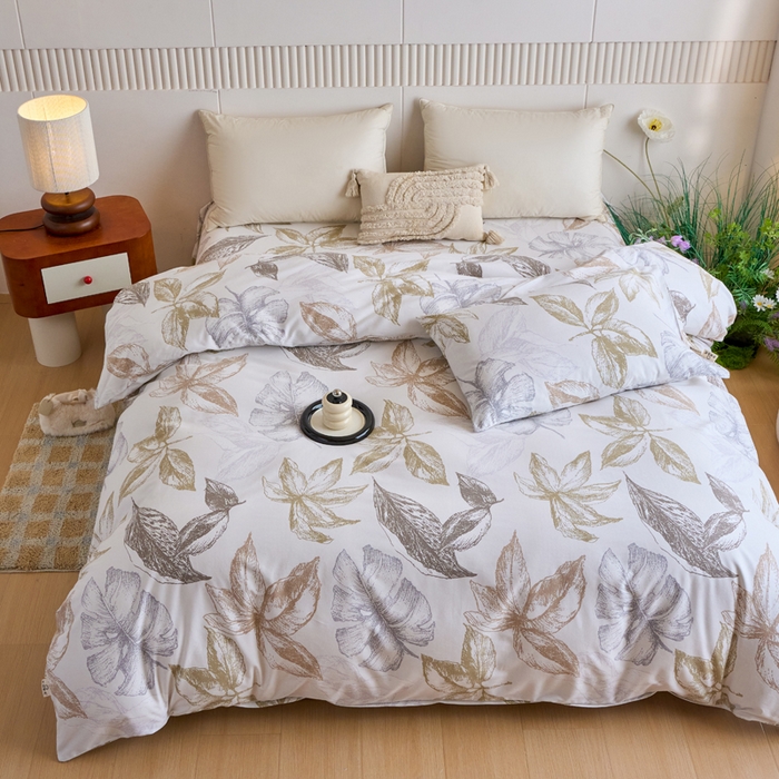 91家纺网 家纺一手货源 找家纺 春皖家纺 2025新款原棉磨毛单被套 被套单件-风格一留香