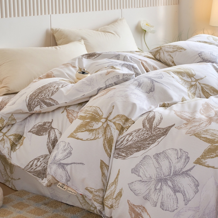 91家纺网 家纺一手货源 找家纺 春皖家纺 2025新款原棉磨毛单被套 被套单件-风格一留香