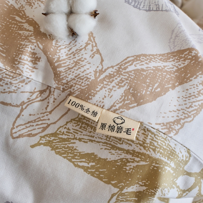 91家纺网 家纺一手货源 找家纺 春皖家纺 2025新款原棉磨毛单被套 被套单件-风格一留香