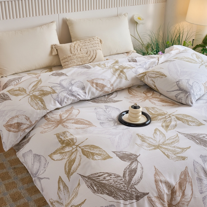 91家纺网 家纺一手货源 找家纺 春皖家纺 2025新款原棉磨毛单被套 被套单件-风格一留香