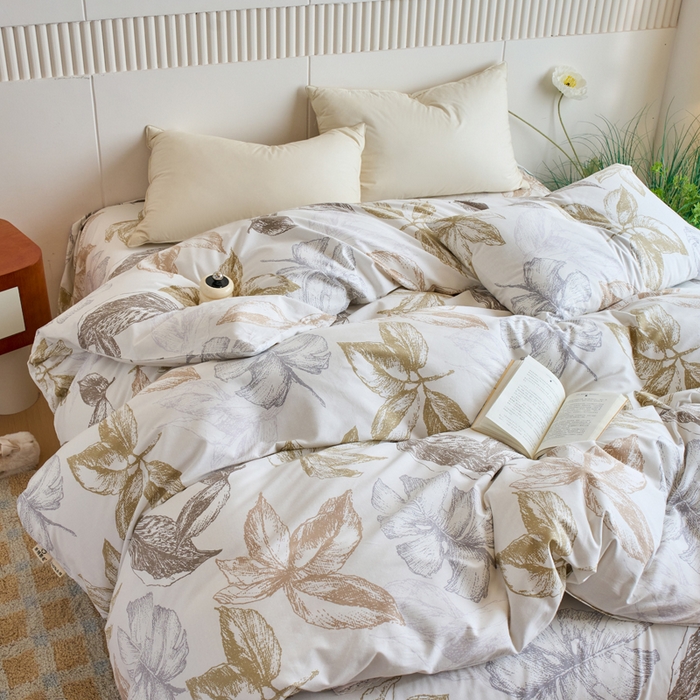 91家纺网 家纺一手货源 找家纺 春皖家纺 2025新款原棉磨毛单被套 被套单件-风格一留香