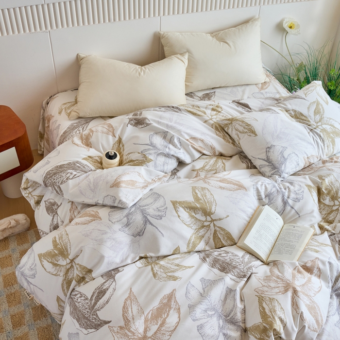 91家纺网 家纺一手货源 找家纺 春皖家纺 2025新款原棉磨毛单被套 被套单件-风格一留香