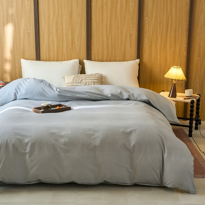 91家纺网 家纺一手货源 找家纺 春皖家纺 2025新款原棉磨毛单被套 被套单件-风格一雾灰细语