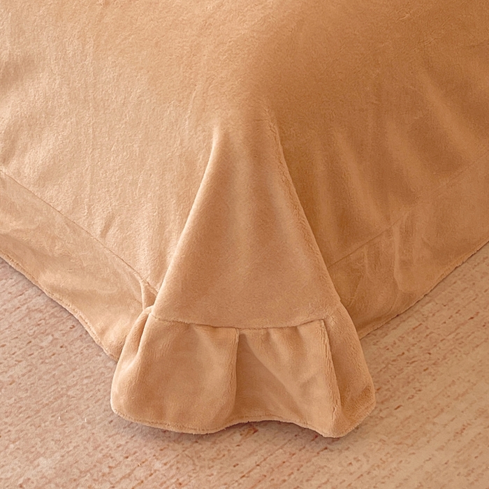 91家纺网 家纺一手货源 找家纺 春皖家纺 2025新款全消光雕花绒牛奶绒单品床单 六色织梦