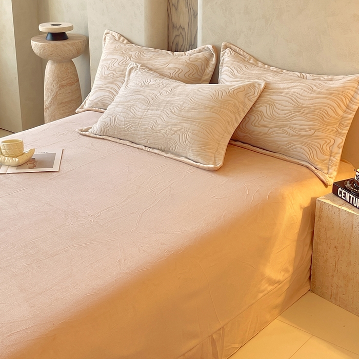 91家纺网 家纺一手货源 找家纺 （总）春皖家纺 2025新款全消光雕花绒牛奶绒单品床单