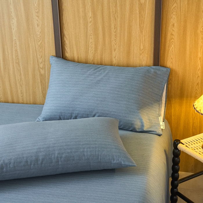 91家纺网 家纺一手货源 找家纺 （总）春皖家纺 2025新款全棉原棉磨毛色织水洗单枕套回暖系列-风格二