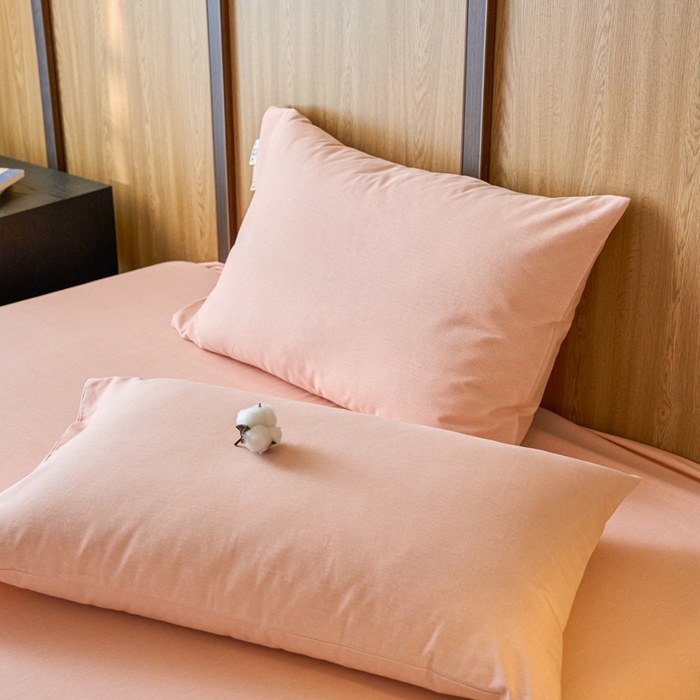 91家纺网 家纺一手货源 找家纺 （总）春皖家纺 2025新款全棉原棉磨毛色织水洗单枕套回暖系列-风格二