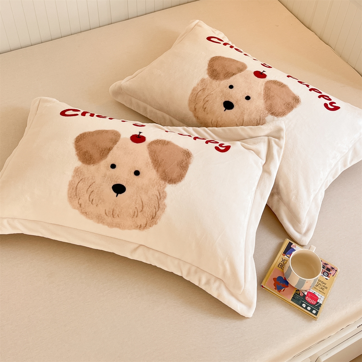 91家纺网 家纺一手货源 找家纺 （总）梦幻之城 2025新款A类牛奶绒数码印花卡通枕套