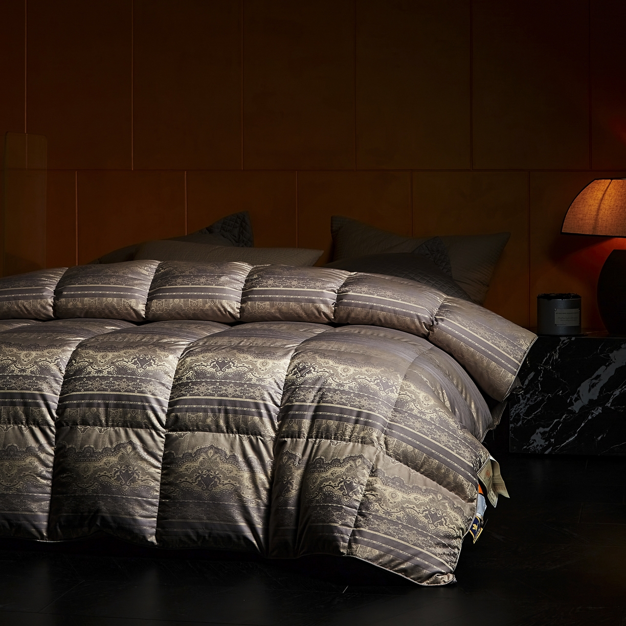 91家纺网 家纺一手货源 找家纺 （总）暖羽屋羽绒馆 2025新款时空95白鹅绒被芯 羽绒被子 鹅绒被 双人春秋冬被2米