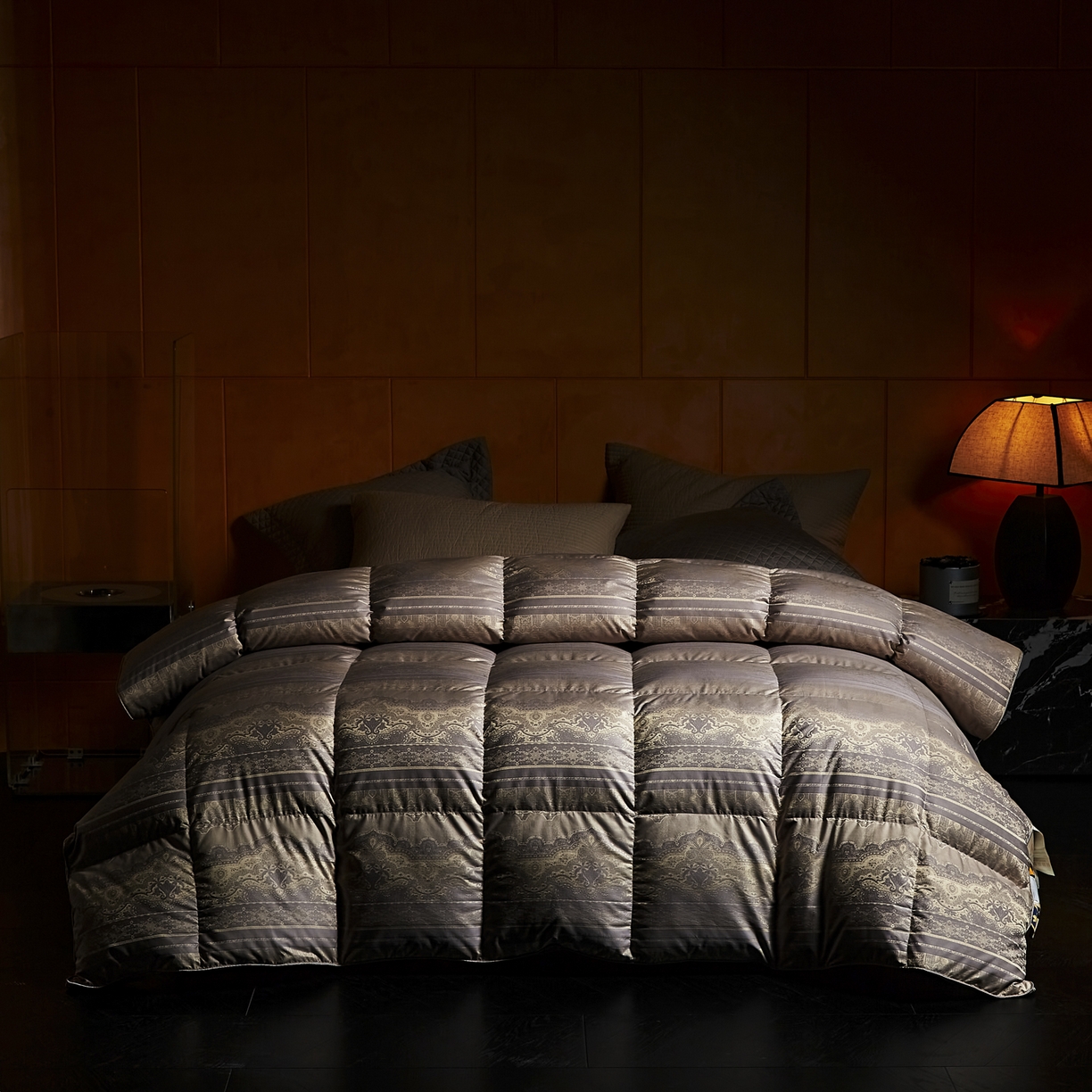 91家纺网 家纺一手货源 找家纺 （总）暖羽屋羽绒馆 2025新款时空95白鹅绒被芯 羽绒被子 鹅绒被 双人春秋冬被2米