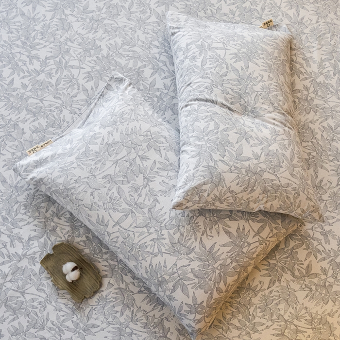 91家纺网 家纺一手货源 找家纺 春皖家纺 2025新款全棉原棉磨毛色织水洗单枕套回暖系列-风格二 恋影春天