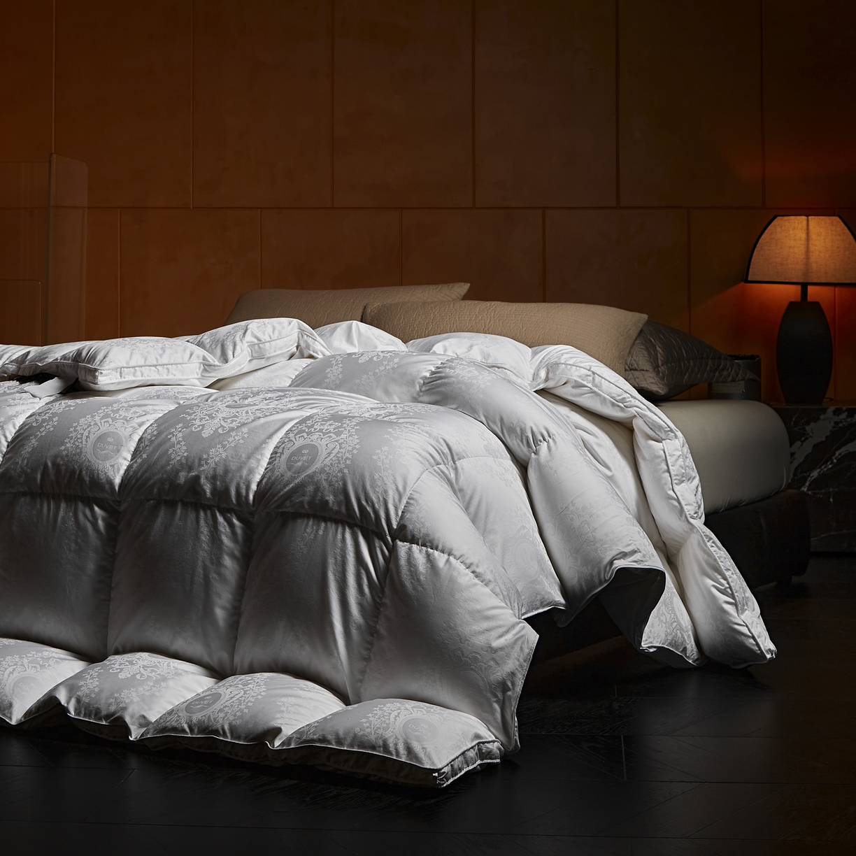 91家纺网 家纺一手货源 找家纺 （总）暖羽屋羽绒馆 2025新款盛世典雅95白鹅绒被子 鹅绒被芯 羽绒被 冬被双人2米春秋被