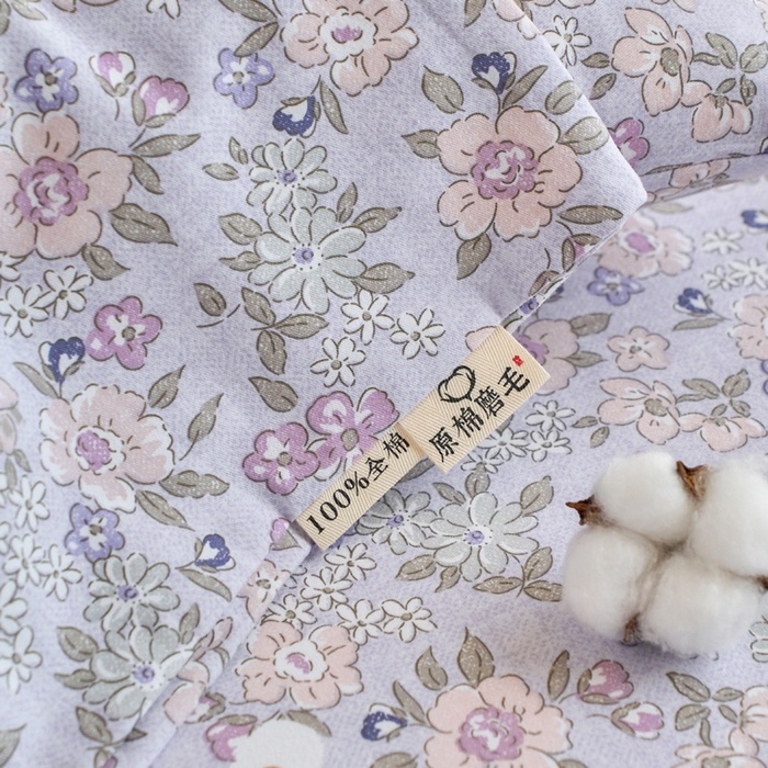 91家纺网 家纺一手货源 找家纺 春皖家纺 2025新款全棉原棉磨毛色织水洗单枕套回暖系列-风格二 萌萌兔