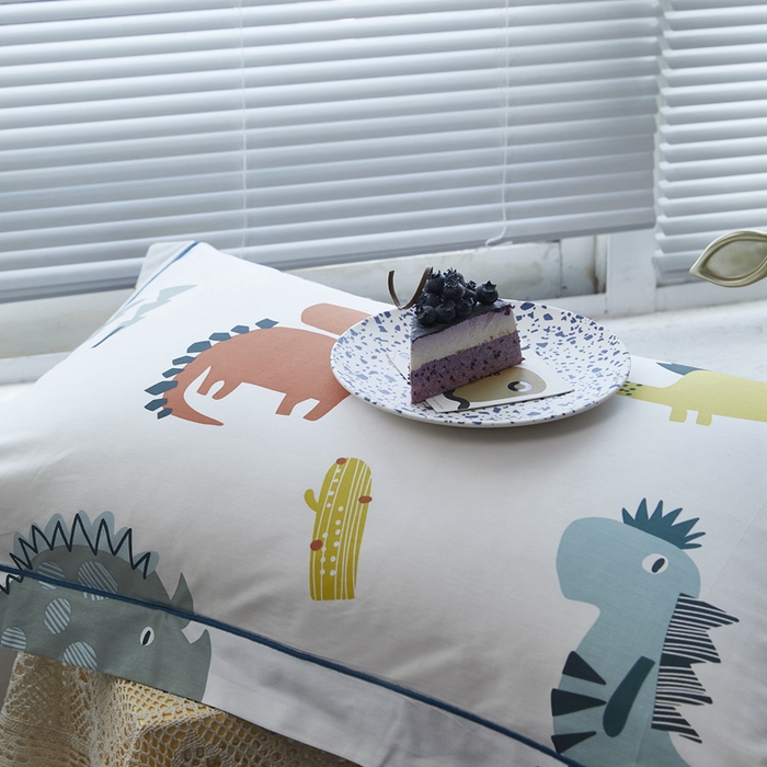 91家纺网 家纺一手货源 找家纺 总 由丽 2025款铂金精梳臻棉四件套-卡通系列被套放缩水