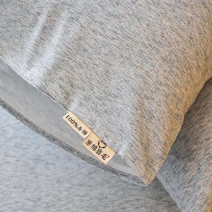 91家纺网 家纺一手货源 找家纺 春皖家纺 2025新款全棉原棉磨毛色织水洗单枕套回暖系列-风格二 幸福里