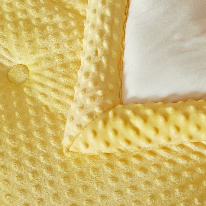 91家纺网 家纺一手货源 找家纺 荷马之梦 2025新款A类针织棉数码印花卡通手绘豆豆绒儿童被芯春秋被冬被-安睡系列 可爱小狮