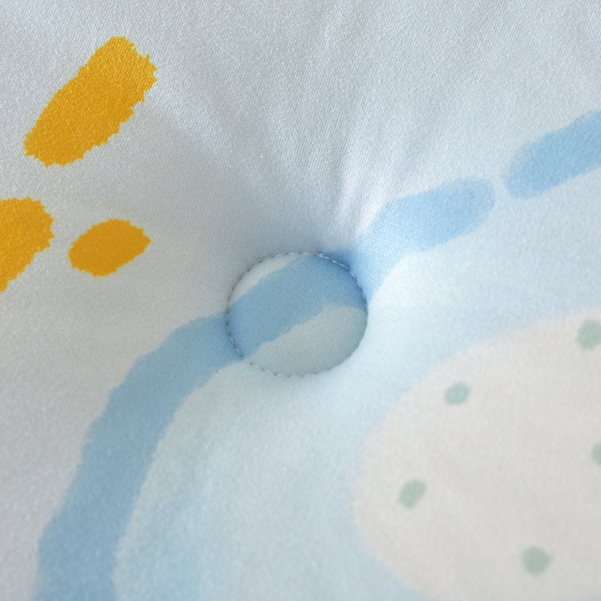 91家纺网 家纺一手货源 找家纺 荷马之梦 2025新款A类针织棉数码印花卡通手绘豆豆绒儿童被芯春秋被冬被-安睡系列 萌萌小象