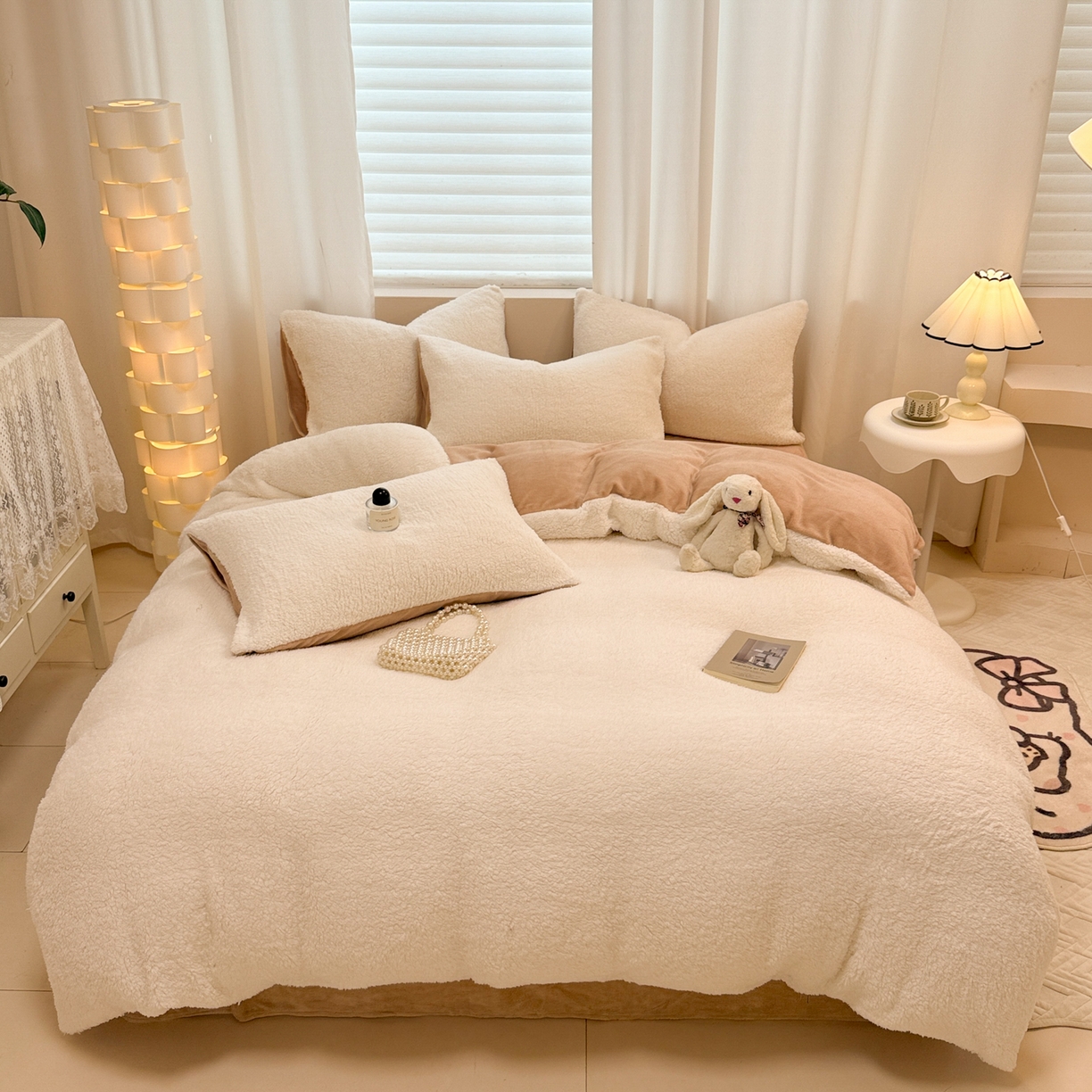 91家纺网 家纺一手货源 找家纺 （总）眠博士 2022新款全棉13372时尚印花夏被四件套