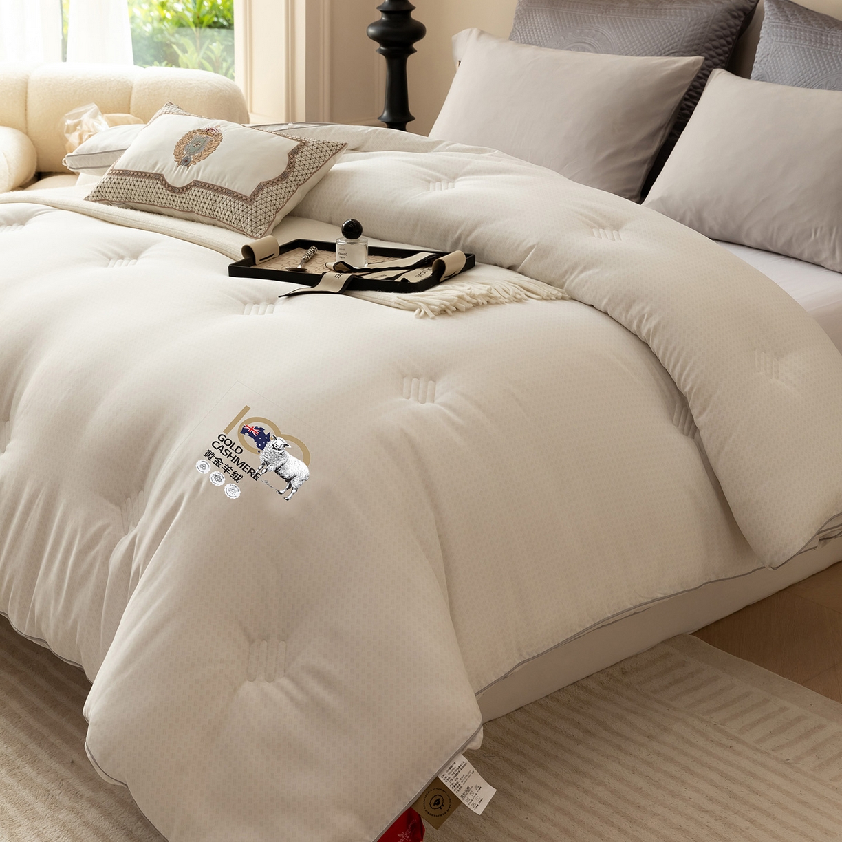 91家纺网 家纺一手货源 找家纺 （总）CINNY馨宜 2025新款奥毛被冬被羊毛被子被芯