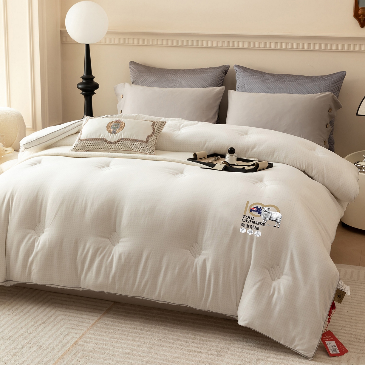 91家纺网 家纺一手货源 找家纺 （总）CINNY馨宜 2025新款奥毛被冬被羊毛被子被芯